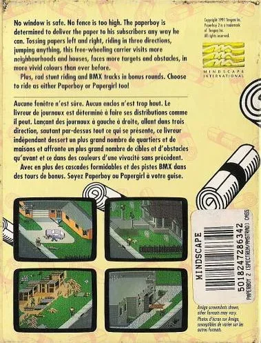 Paperboy 2 box back