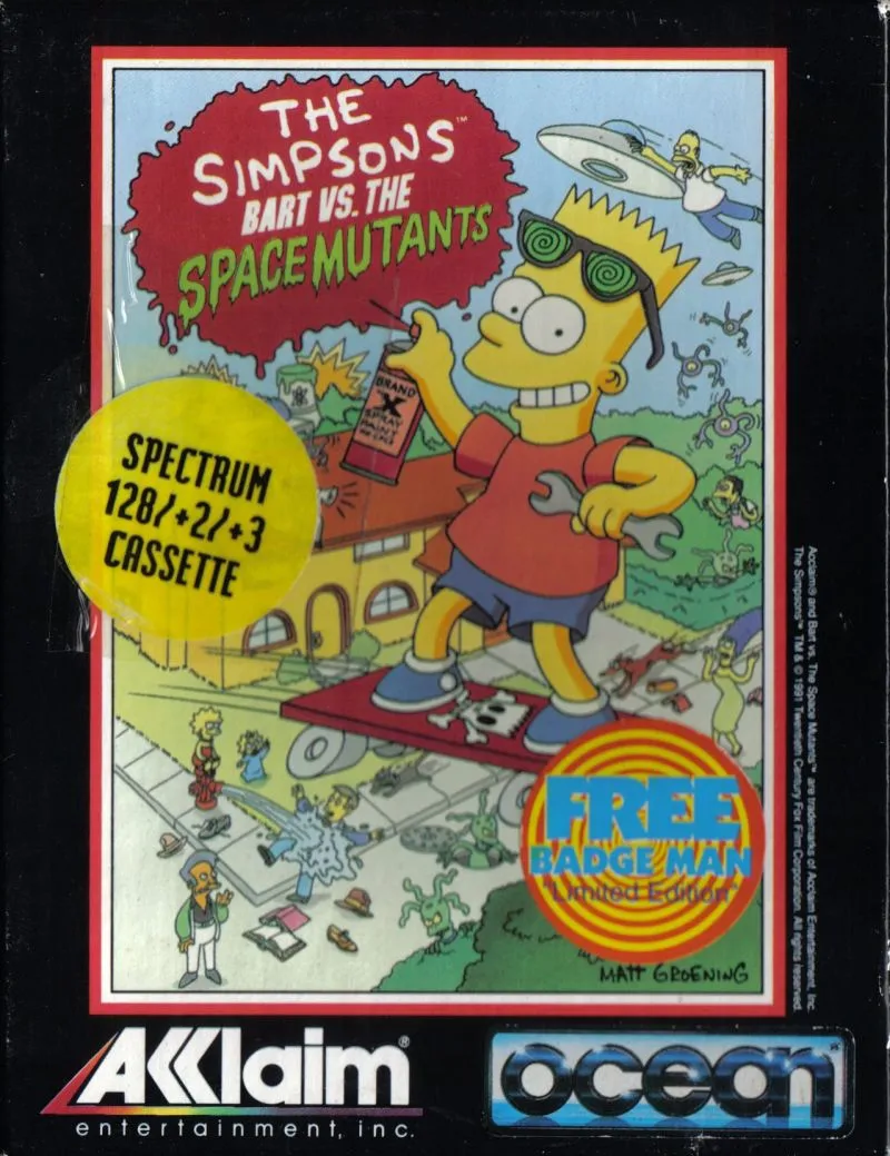 The Simpsons: Bart vs. the Space Mutants box art