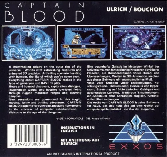 Captain Blood box back
