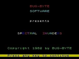 Spectral Invaders screenshot