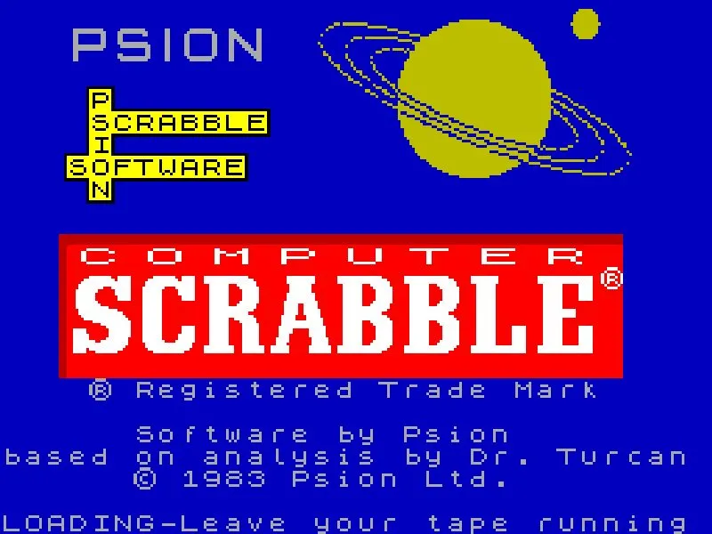 Computer Scrabble screenshot