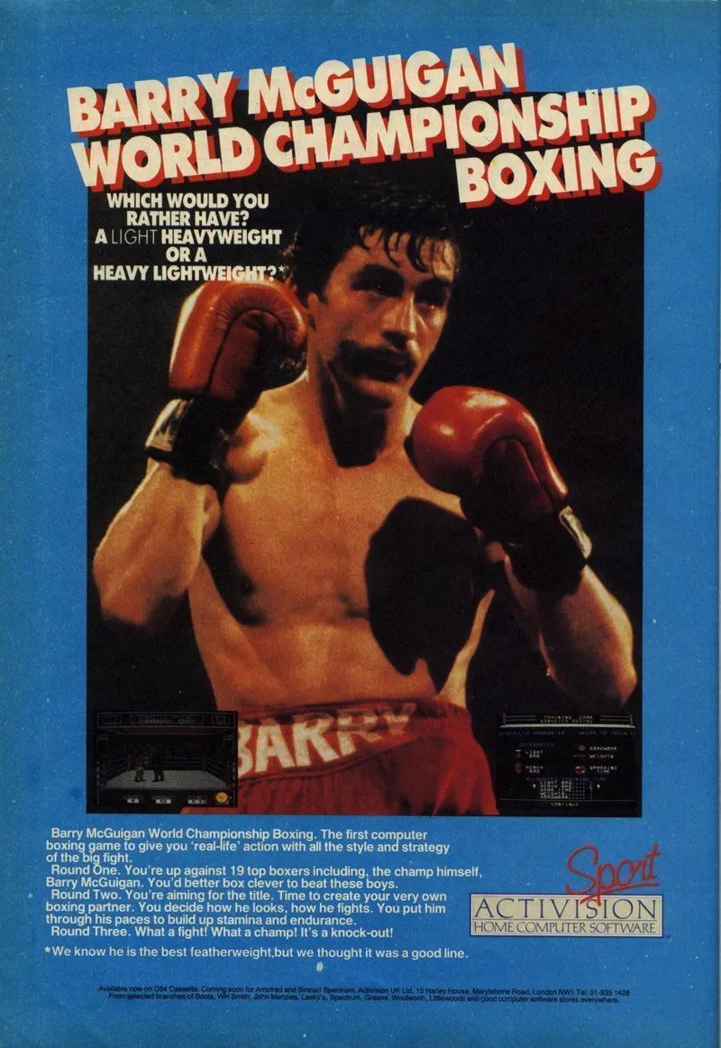 Barry McGuigan World Championship Boxing box art