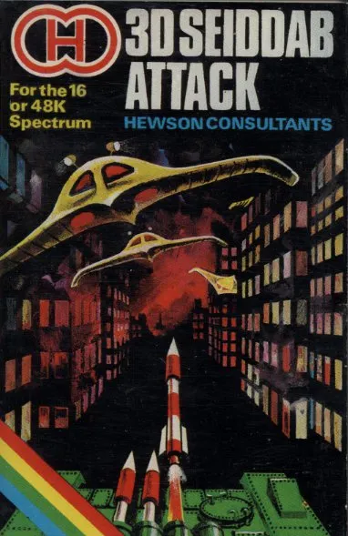 3D Seiddab Attack cover art for Sinclair ZX Spectrum