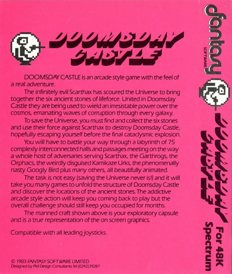 Doomsday Castle box back
