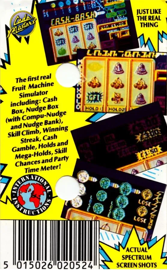 Fruit Machine Simulator box back