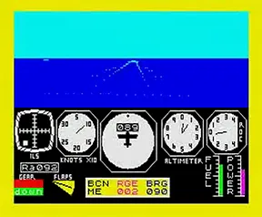 Backdrop artwork for Flight Simulation