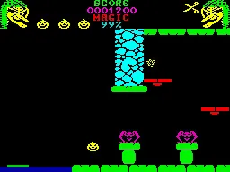 Backdrop artwork for Cauldron II: The Pumpkin Strikes Back