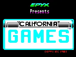Backdrop artwork for California Games
