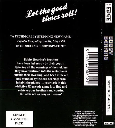 Bobby Bearing box back