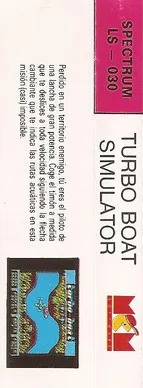 Turbo Boat Simulator box back