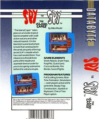 Spy vs Spy II: The Island Caper box back