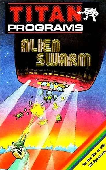 Alien Swarm cover art for Sinclair ZX Spectrum