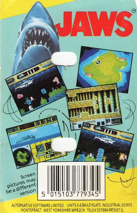 Jaws box back