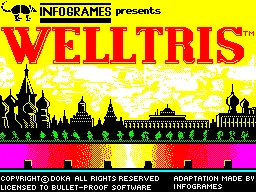 Welltris screenshot