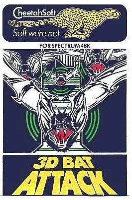 3D Bat Attack cover art for Sinclair ZX Spectrum