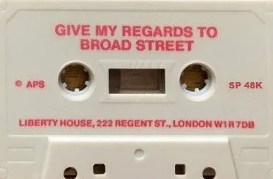 Give My Regards To Broad Street cart