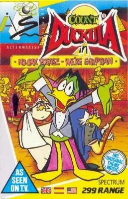 Count Duckula in No Sax Please: We're Egyptian box art