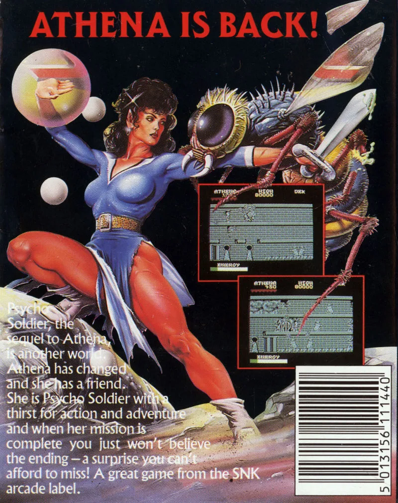 Psycho Soldier box back