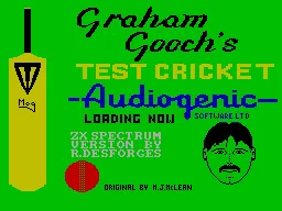 Backdrop artwork for Graham Gooch's Test Cricket