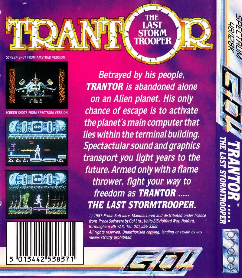 Trantor: The Last Stormtrooper box back