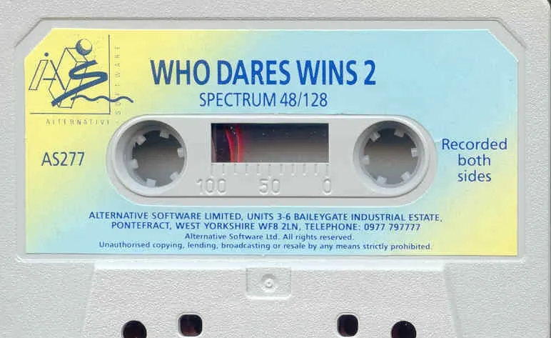 Who Dares Wins II cart