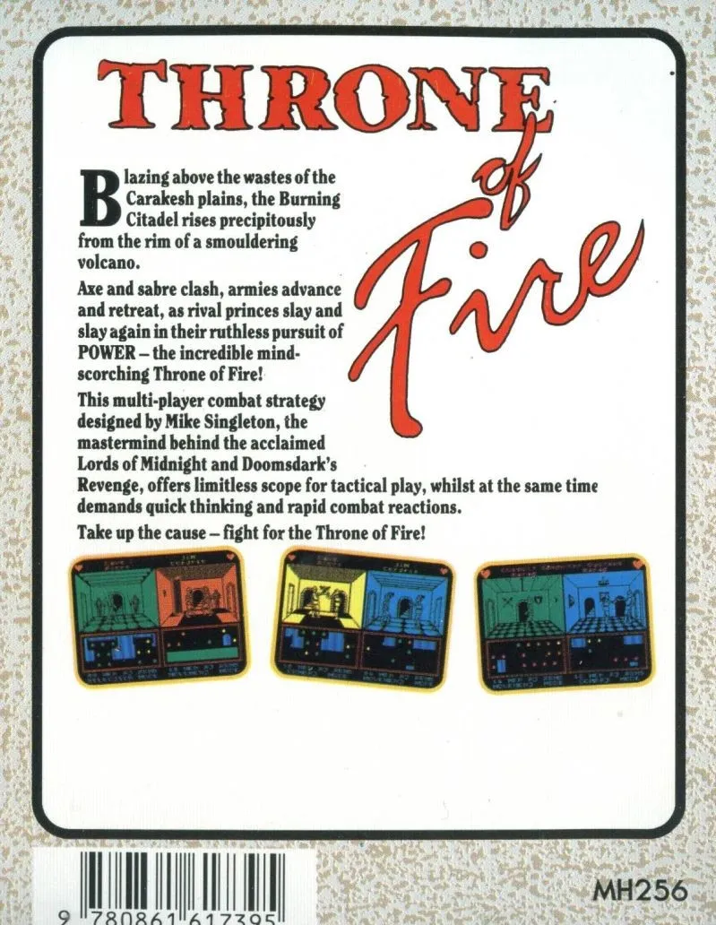 Throne of Fire box back