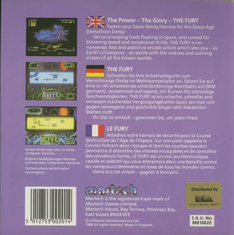 The Fury box back