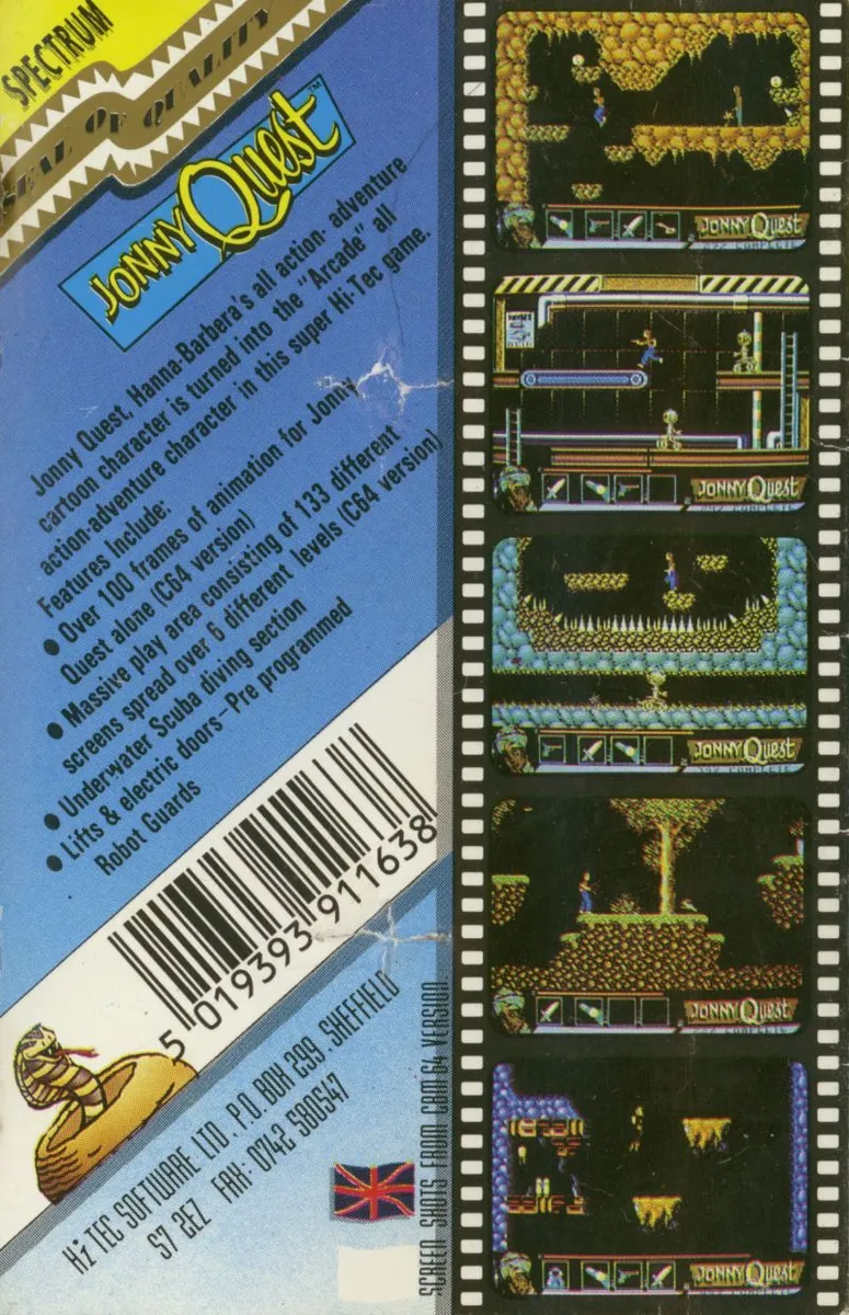Jonny Quest box back