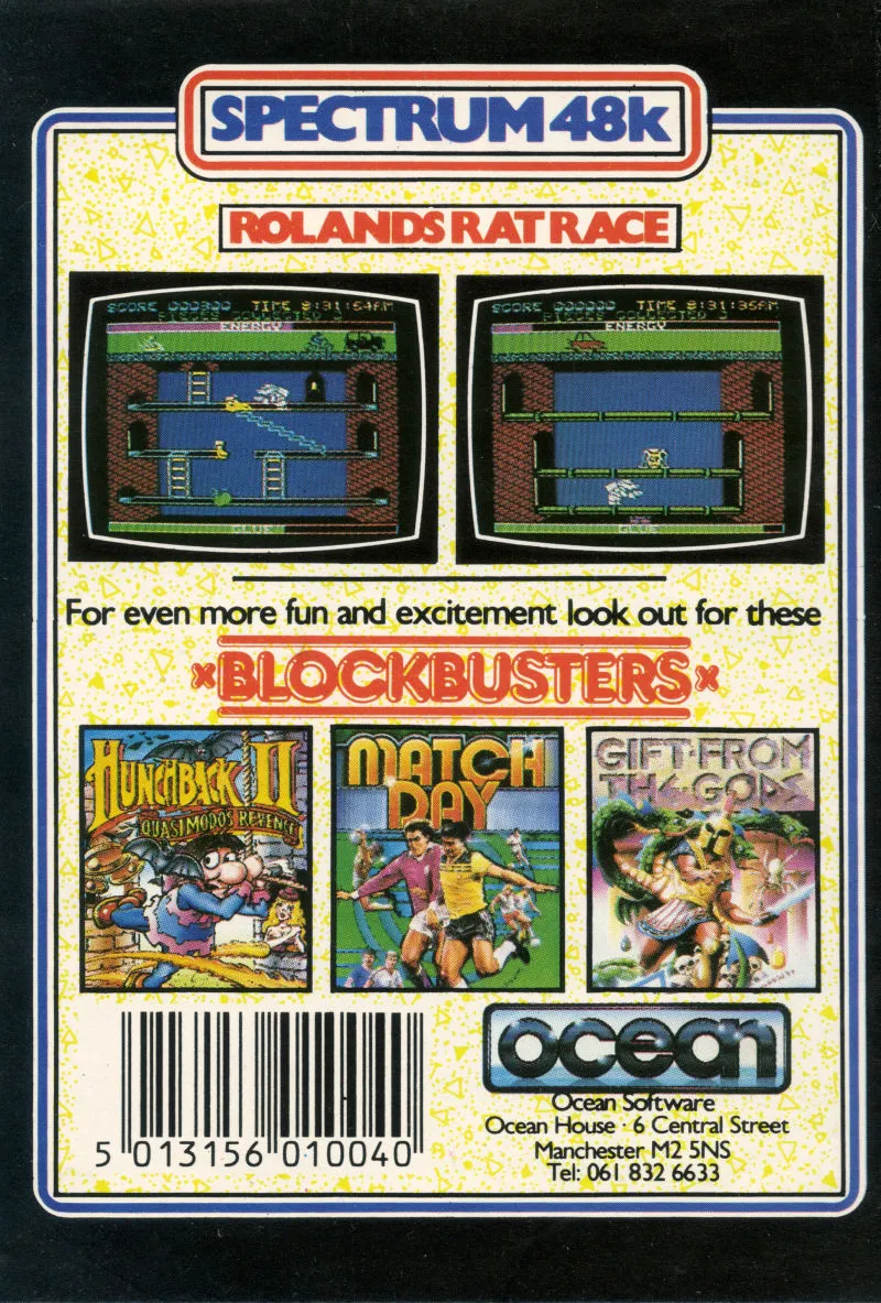 Roland's Rat Race box back