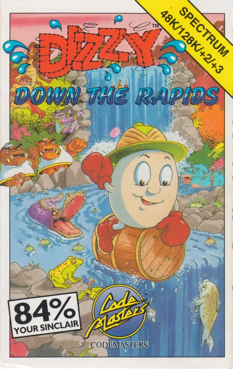 Dizzy: Down the Rapids box art