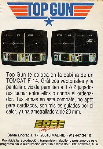 Top Gun box back