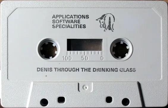 Denis Through the Drinking Glass cart