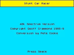 Backdrop artwork for Stunt Car Racer