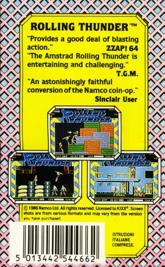 Rolling Thunder box back