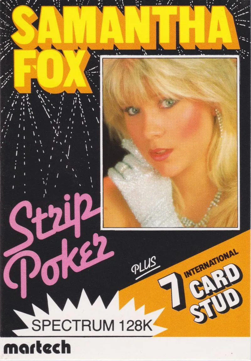 Samantha Fox Strip Poker box art