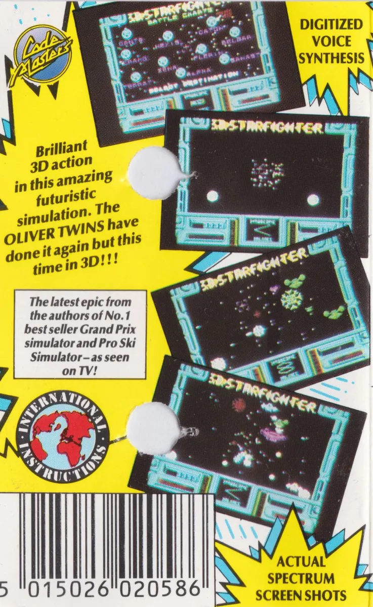 3D Starfighter box back