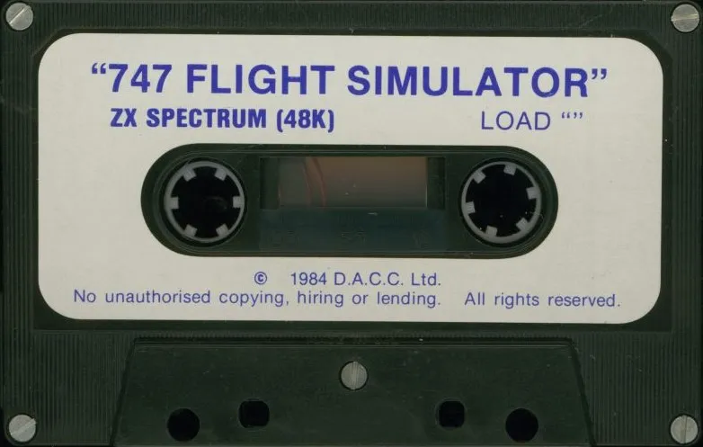 747 Flight Simulator cart