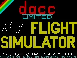 747 Flight Simulator screenshot