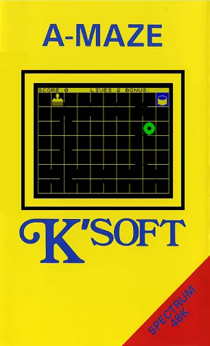 A-Maze cover art for Sinclair ZX Spectrum
