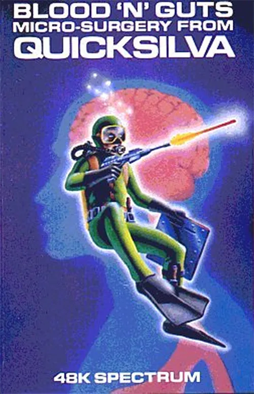 Blood 'n' Guts cover art for Sinclair ZX Spectrum