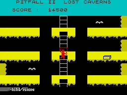 Backdrop artwork for Pitfall II: Lost Caverns