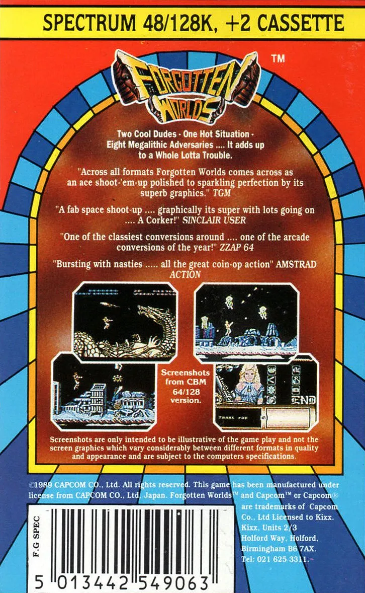 Forgotten Worlds box back