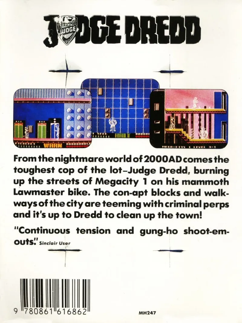 Judge Dredd box back