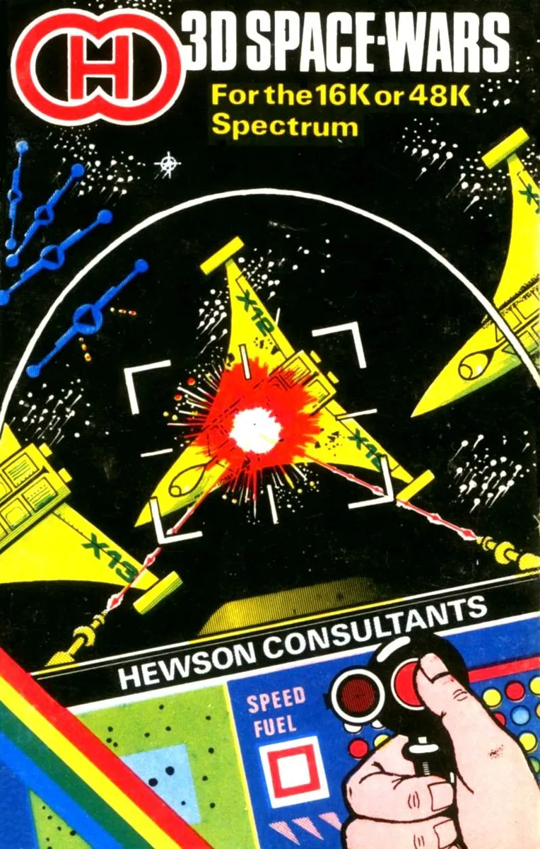 3D Space-Wars cover art for Sinclair ZX Spectrum