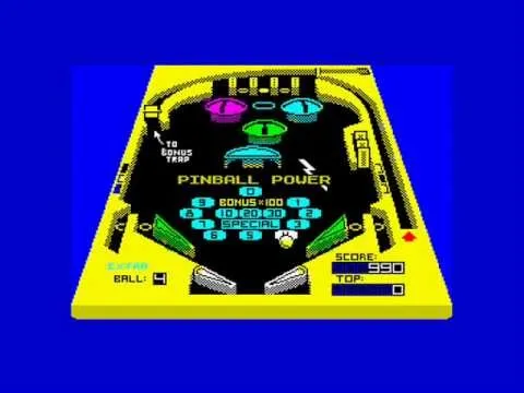 Backdrop artwork for 3-D Pinball