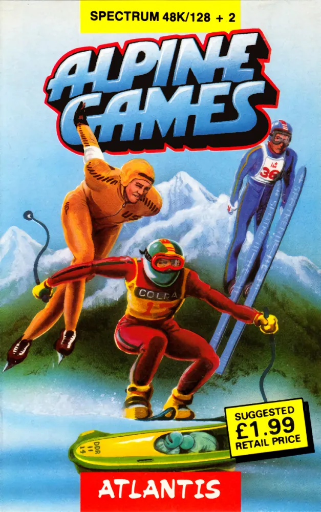 Alpine Games cover art for Sinclair ZX Spectrum