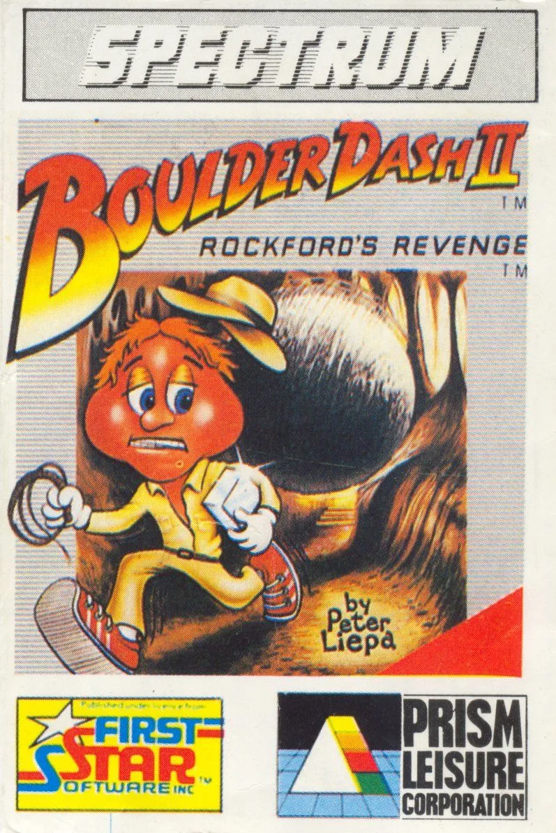 Boulder Dash II: Rockford's Revenge box art