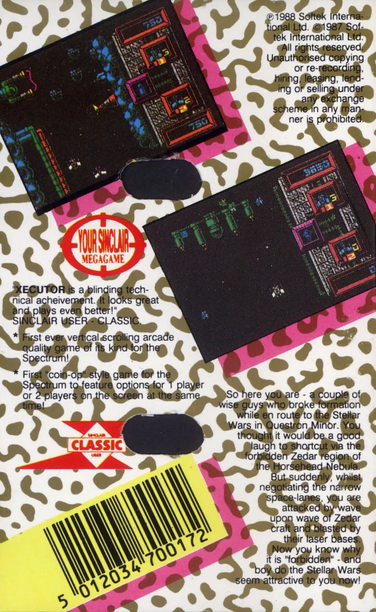 Xecutor box back
