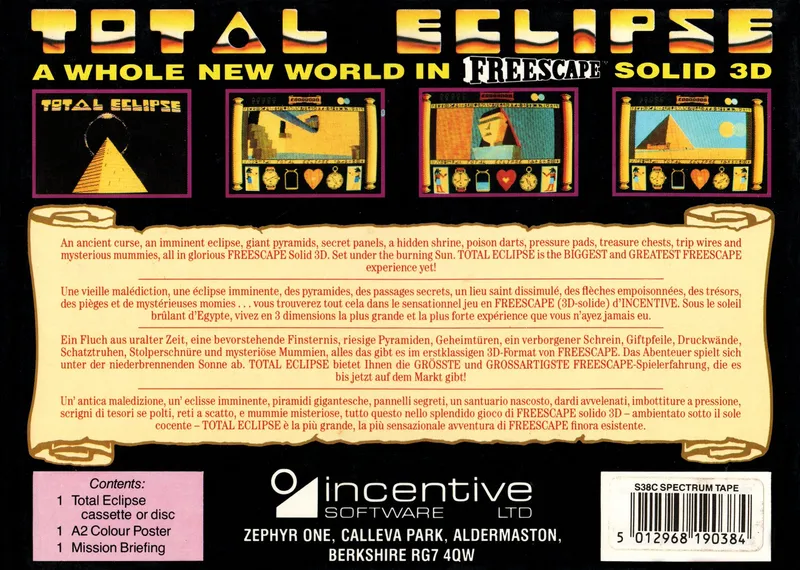 Total Eclipse box back