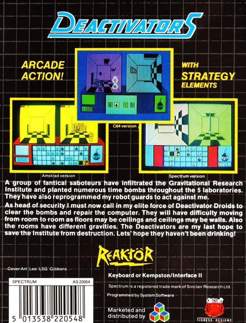 Deactivators box back